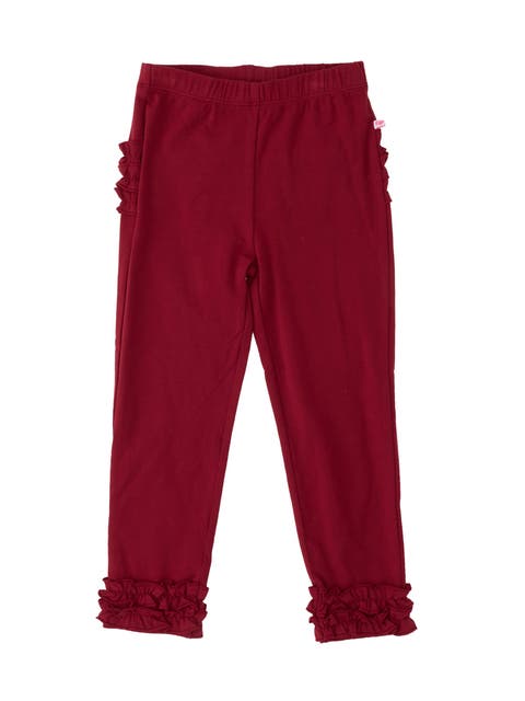 Toddler Girls Ruffle Leggings with Signature Rear Ruffles