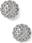 Nadri Juno Cubic Zirconia Dome Stud Earrings