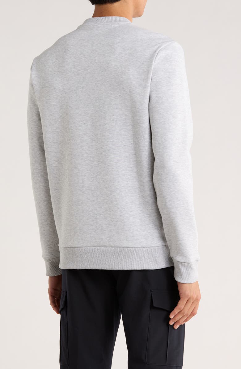 BOSS Salbo Crewneck Sweatshirt, Alternate, color, Light Pastel/ Grey