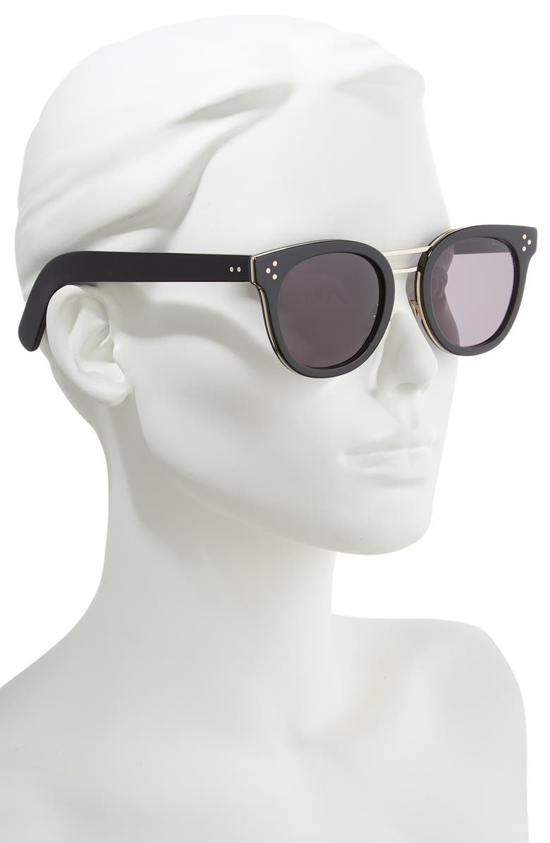 Cutler and Gross 52mm Round Sunglasses, Alternate, color, 