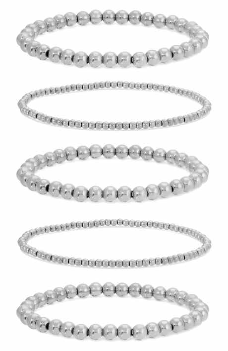 EYE CANDY LOS ANGELES Daniella Set of 5 Beaded Bracelets