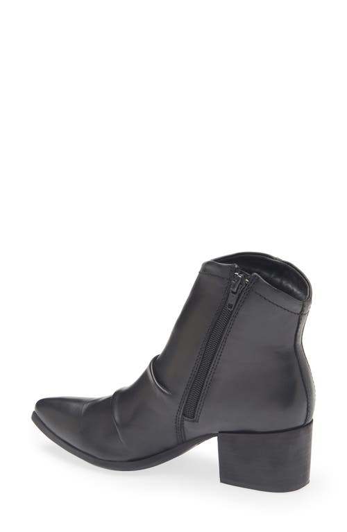 Chocolat Blu Lian Block Heel Bootie In Black