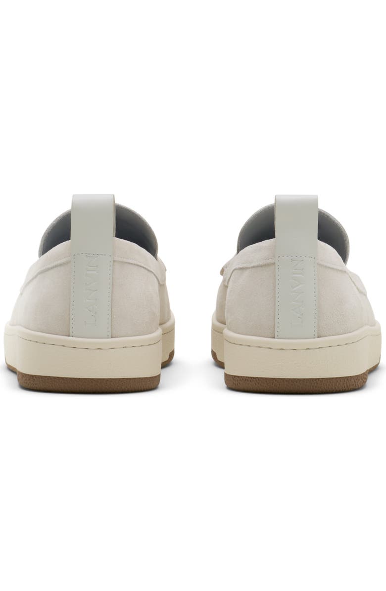 Lanvin Cruiser Moccasins In Suede, Alternate, color, Beige