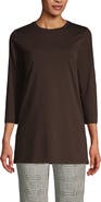 Lands' End 3/4 Sleeve Cotton Supima Tunic