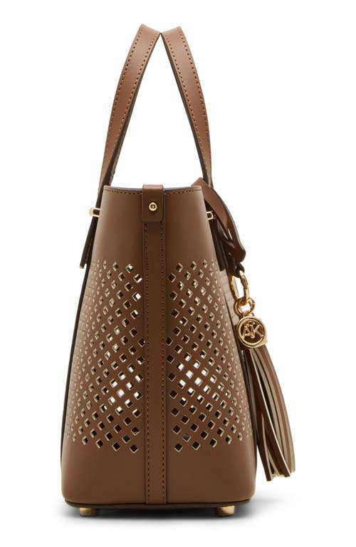 ANNE KLEIN ANNE KLEIN MINI PERFORATED TOTE BAG 