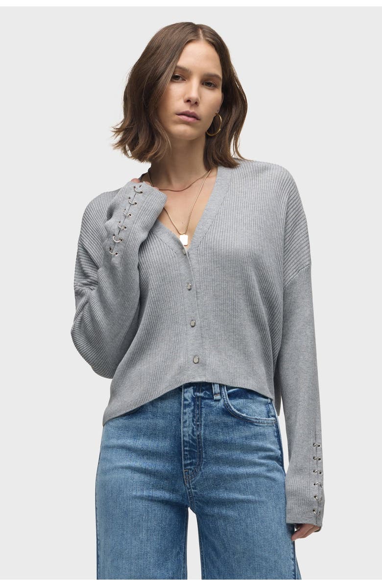Hudson Jeans Boxy Cardi, Alternate, color, High Rise