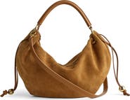 Madewell The Camren Gathered Suede Shoulder Bag