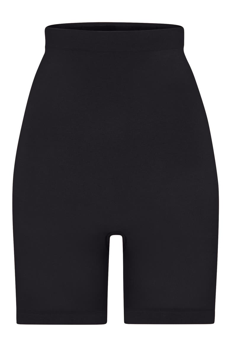 Seamless Sculpt High Waist Shorts, Alternate, color, ONYX
