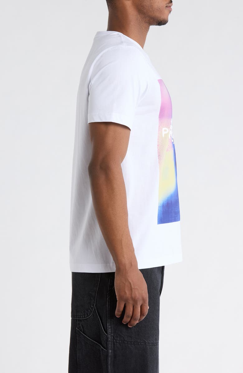 PURPLE BRAND Clean Cotton Jersey Graphic T-Shirt, Alternate, color, White