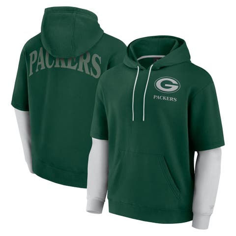Unisex Fanatics  Green Green Bay Packers Sleek Elements Pullover Hoodie