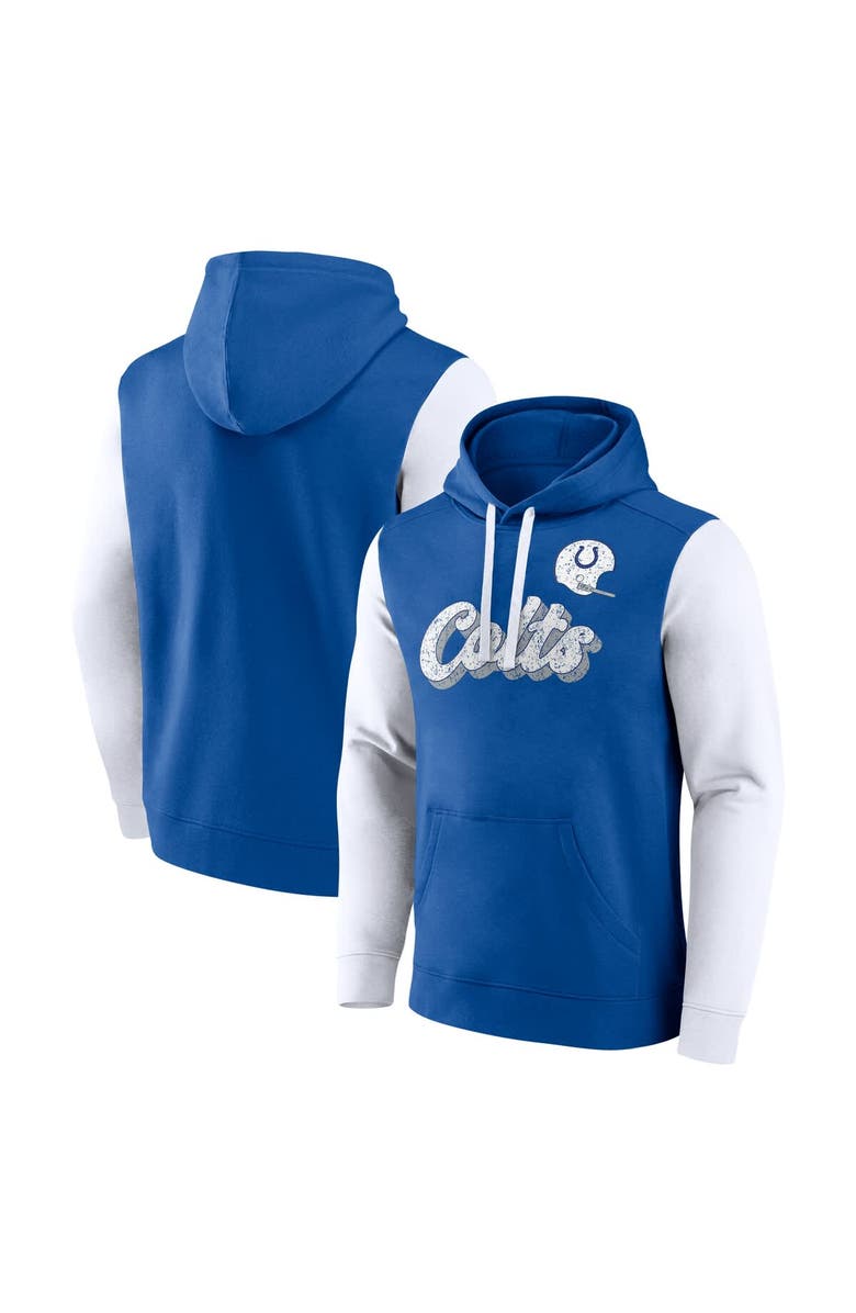 FANATICS Men's Fanatics Royal Indianapolis Colts Fleece Pullover Hoodie, Main, color, 