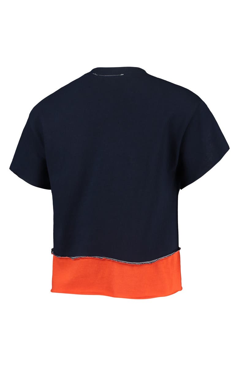 REFRIED APPAREL Women's Refried Apparel Navy Detroit Tigers Cropped T-Shirt, Alternate, color, 