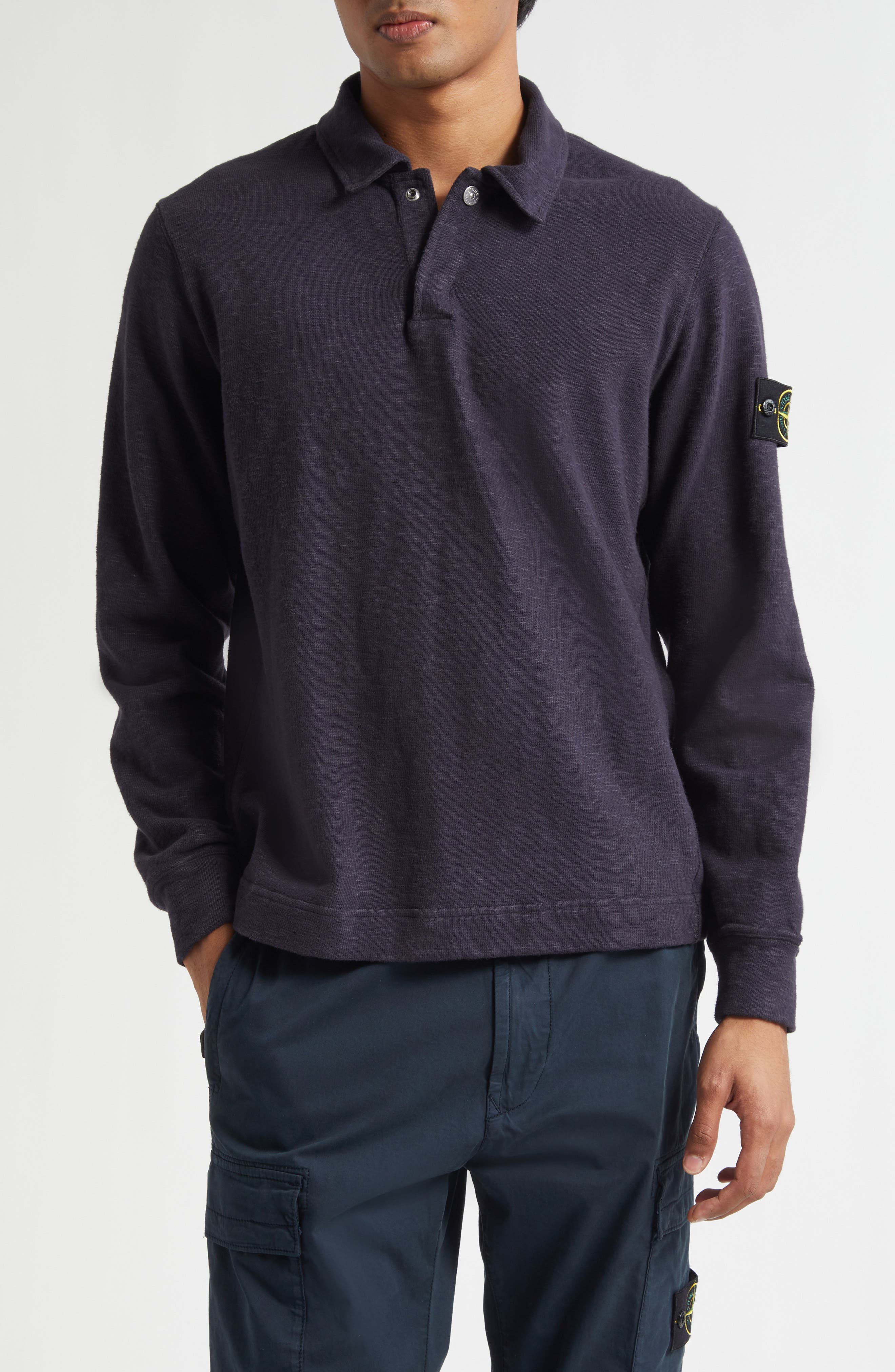 Stretch Cotton Cargo Trousers