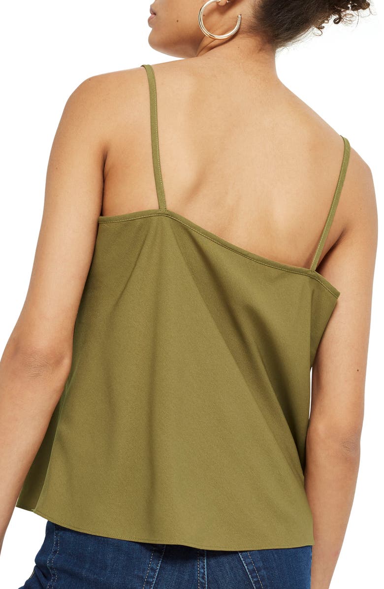 Topshop Cowl Neck Camisole, Alternate, color, 