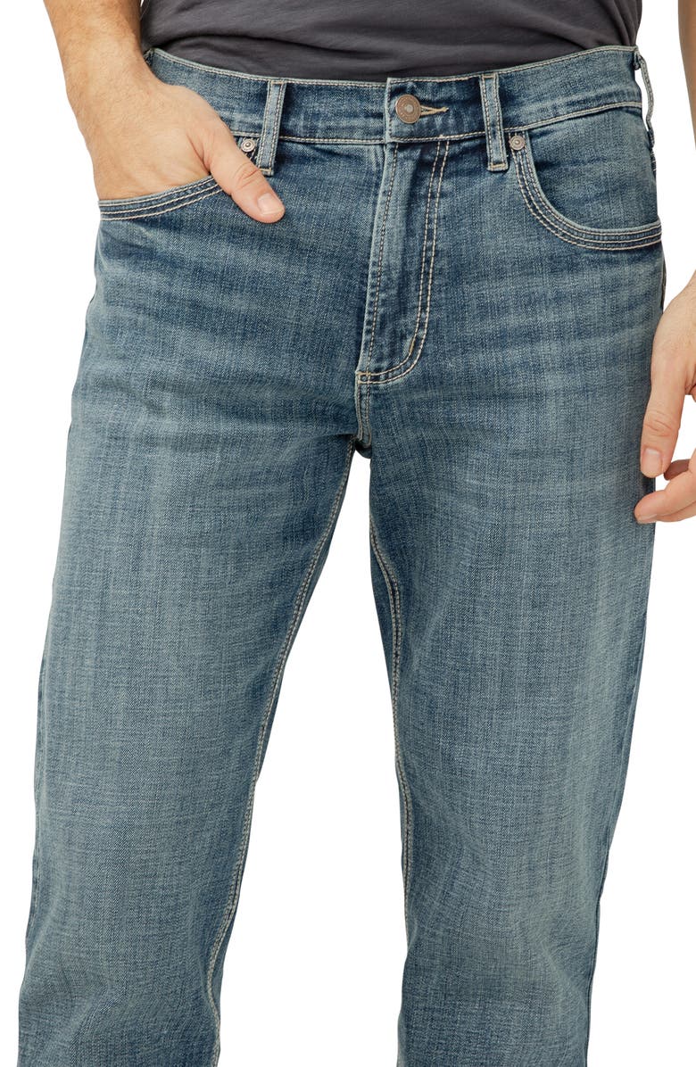 Silver Jeans Co. Zac Relaxed Fit Straight Leg Jeans, Alternate, color, Sequoia