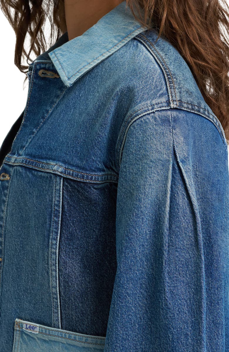 Lee Patched Denim Chore Jacket, Alternate, color, Storming Out