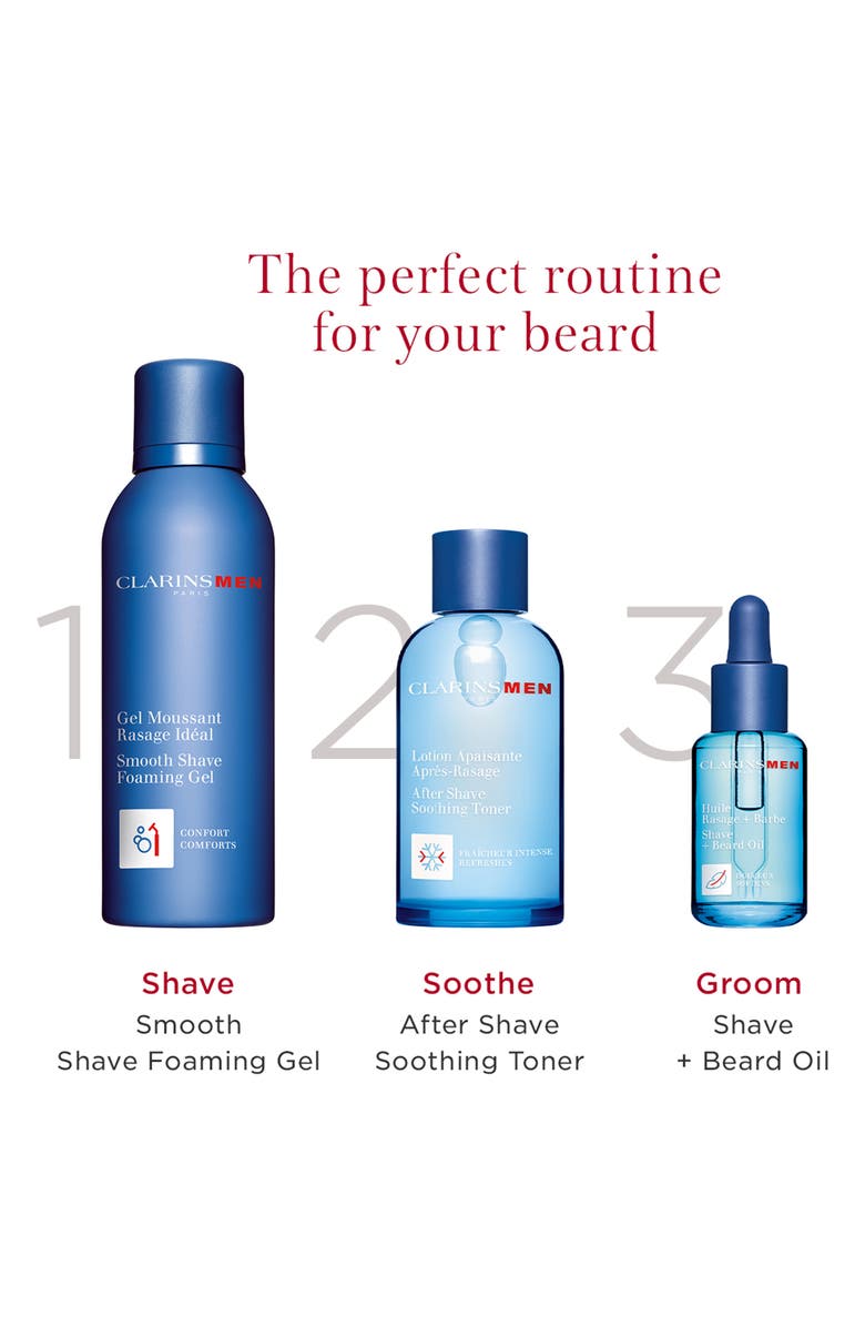 Clarins Men Smooth Shave Foaming Gel, Alternate, color, 