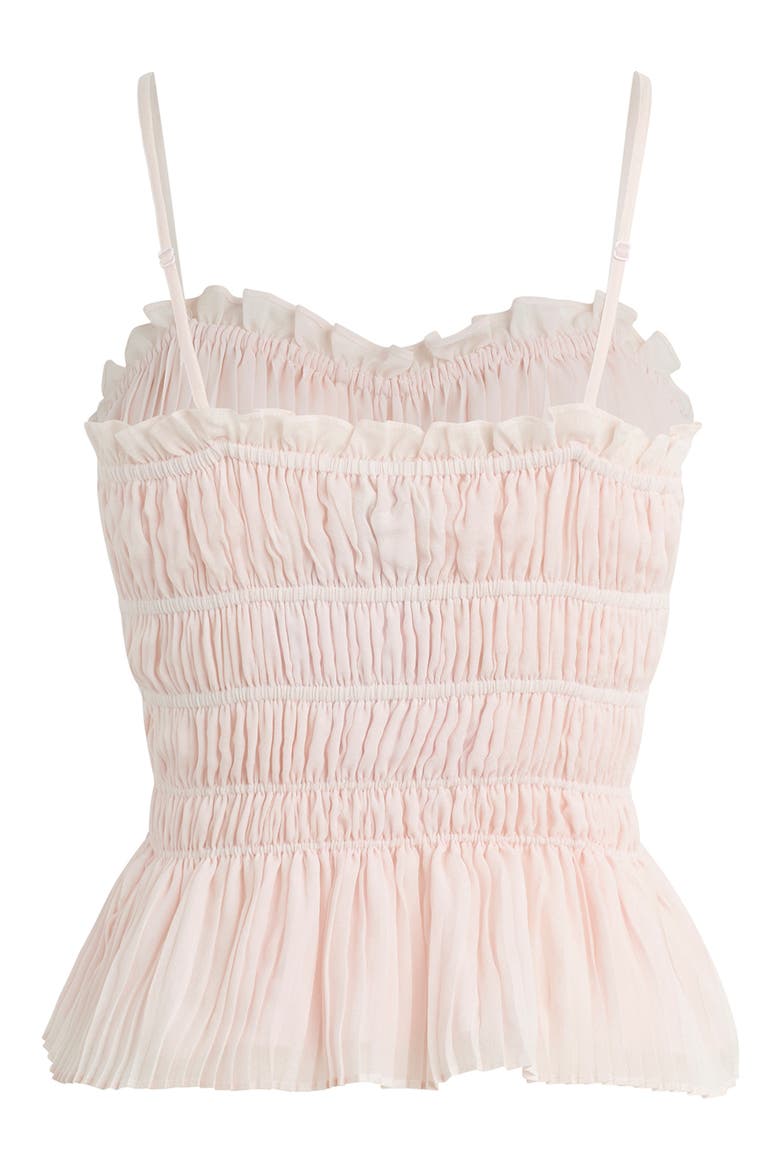 The Best Dressed Guest Shirred Camisole, Alternate, color, ROSEWATER
