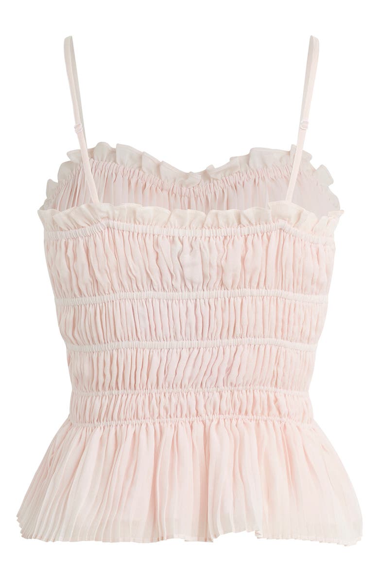 Favorite Daughter The Best Dressed Guest Shirred Camisole, Alternate, color, Rosewater