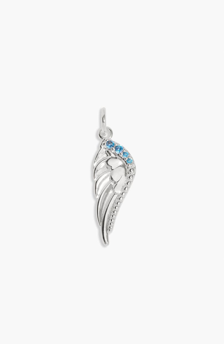 A Littles & Co Angel' Medium Charm In Silver Plating, Main, color, 