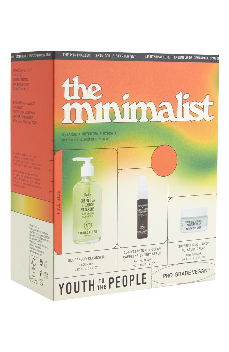 Youth to the People The Minimalist Skin Care Set USD $70 Value, Alternate, color,
