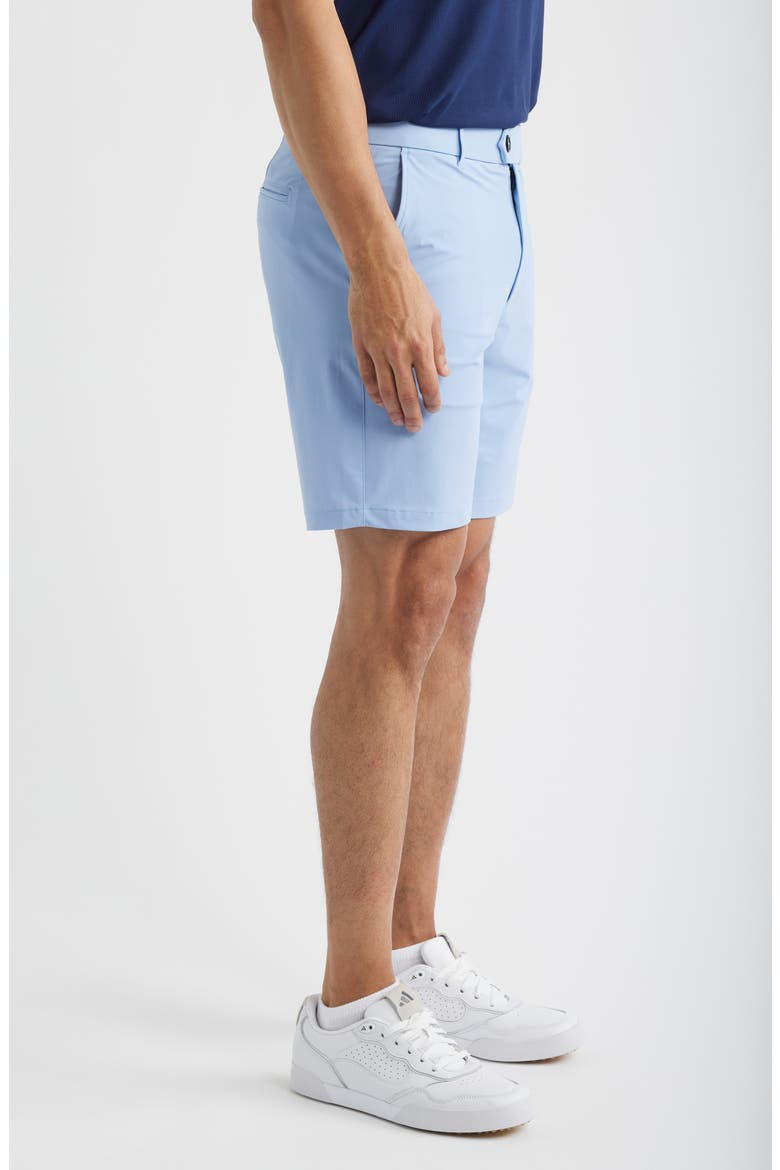 Montauk Flat Front Shorts, Alternate, color, WOLF BLUE