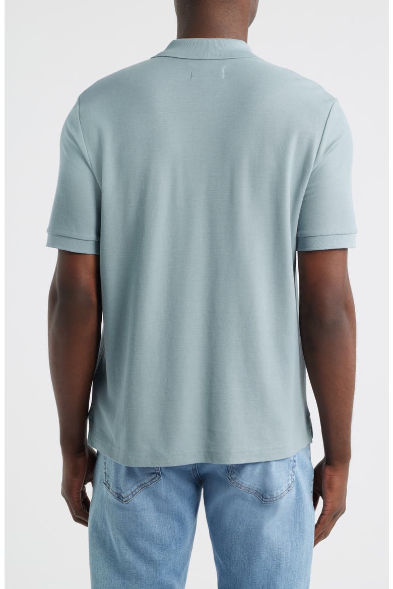 Pima Cotton Piqué Polo, Alternate, color, GREY MINERAL