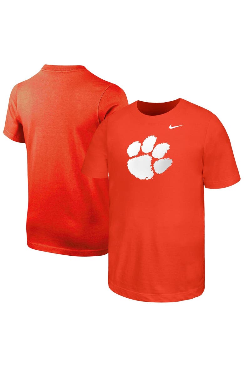 Youth Nike Orange Clemson Tigers Logo T-Shirt, Main, color, Orange
