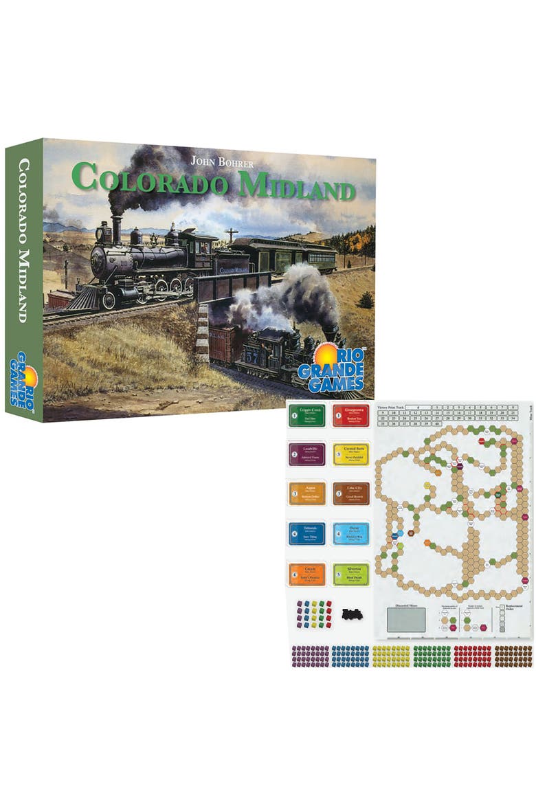Colorado Midland Strategy Train Board Game, Ages 12+, Alternate, color, Multicolored