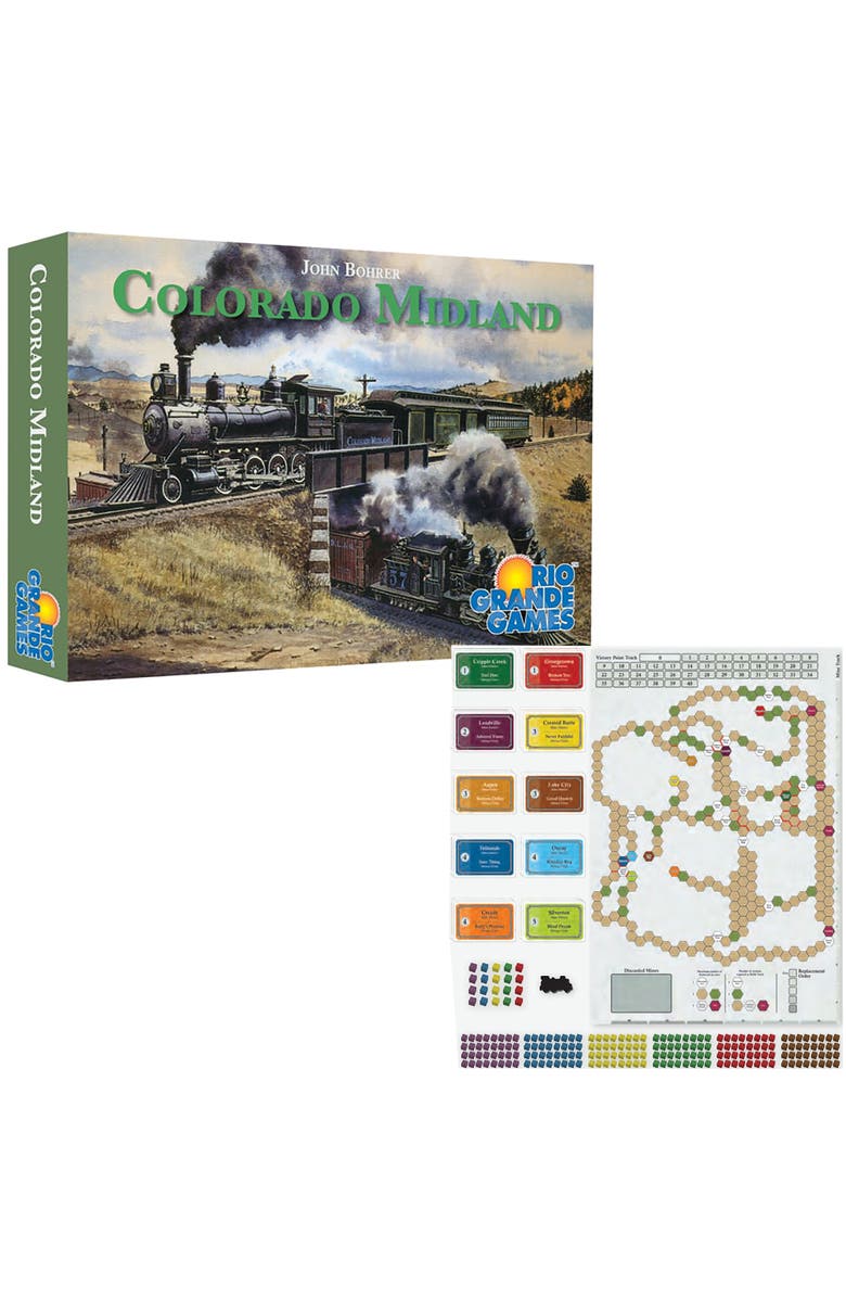 Rio Grande Games Colorado Midland Strategy Train Board Game, Ages 12+, Alternate, color, Multicolored