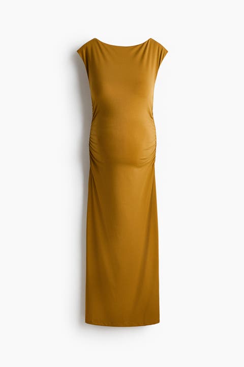 Mama cap-sleeved dress