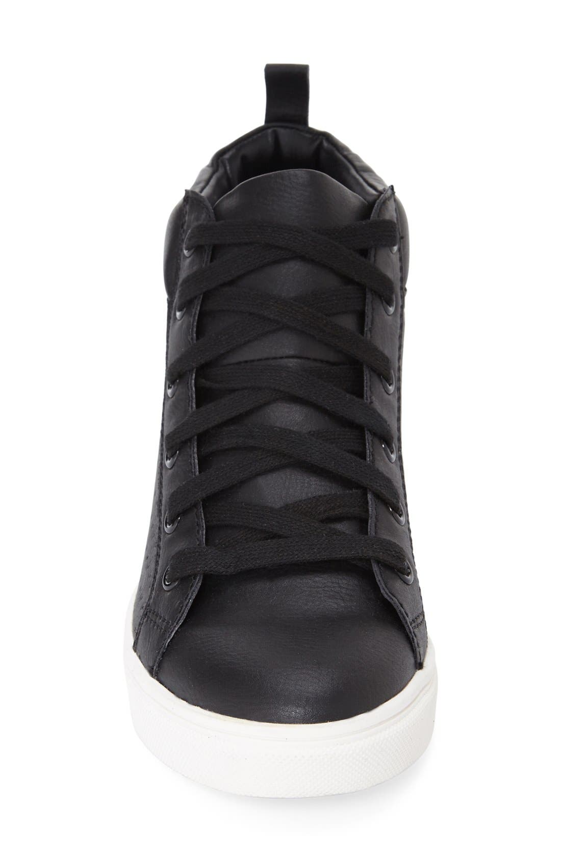 Steve Madden 'Latte' Hidden Wedge Sneaker, Alternate, color, 
