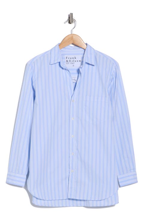 Joedy Stripe Cotton Button-Up Shirt