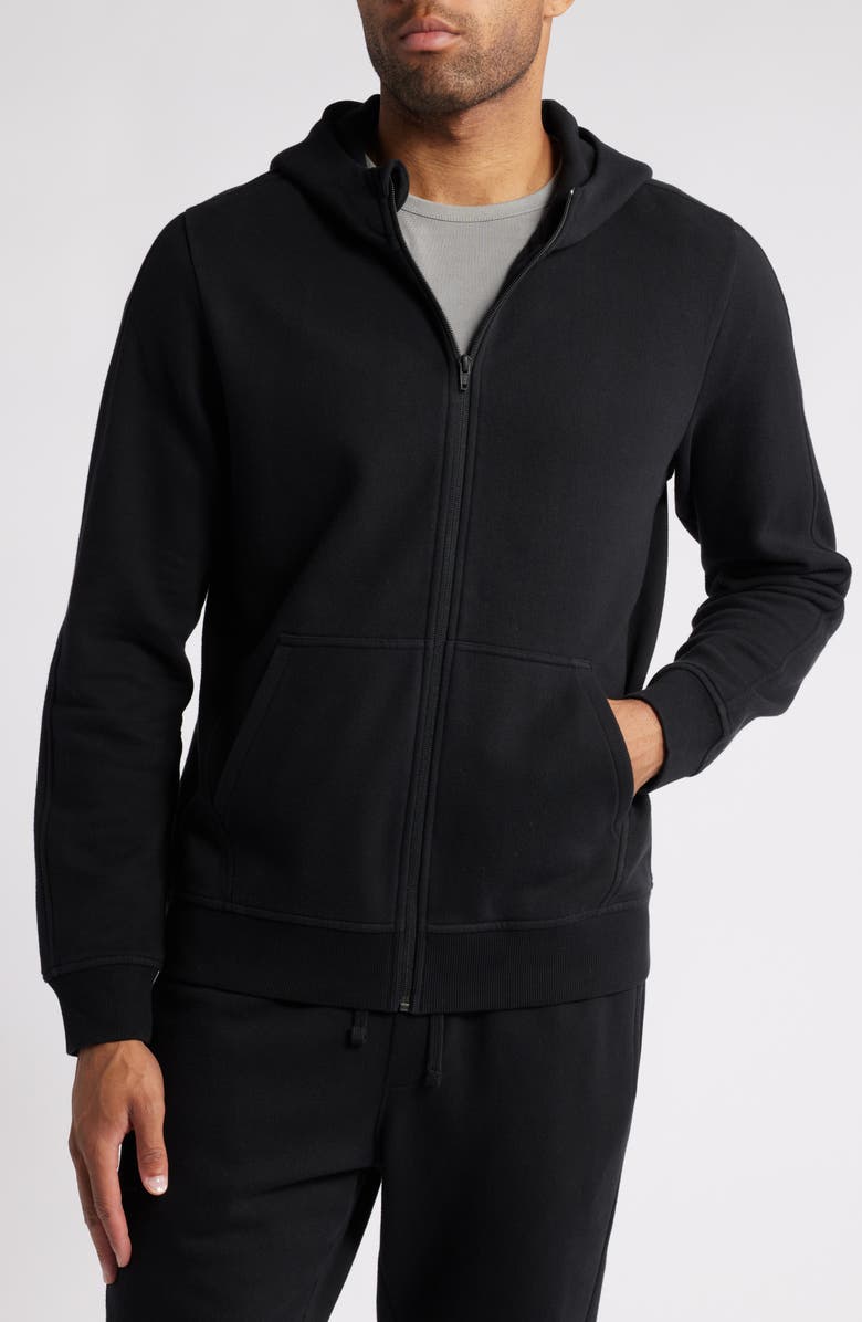 Zella Cloud Fleeze Zip Hoodie, Alternate, color, 