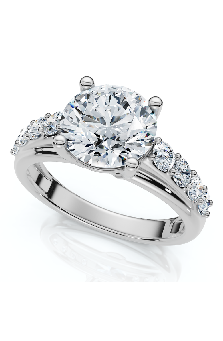 Bliss Diamond Certified 2 1/2Ct Diamond Engagement Wedding Ring Set 14k Gold Lab Grown, Alternate, color, 14K White Gold