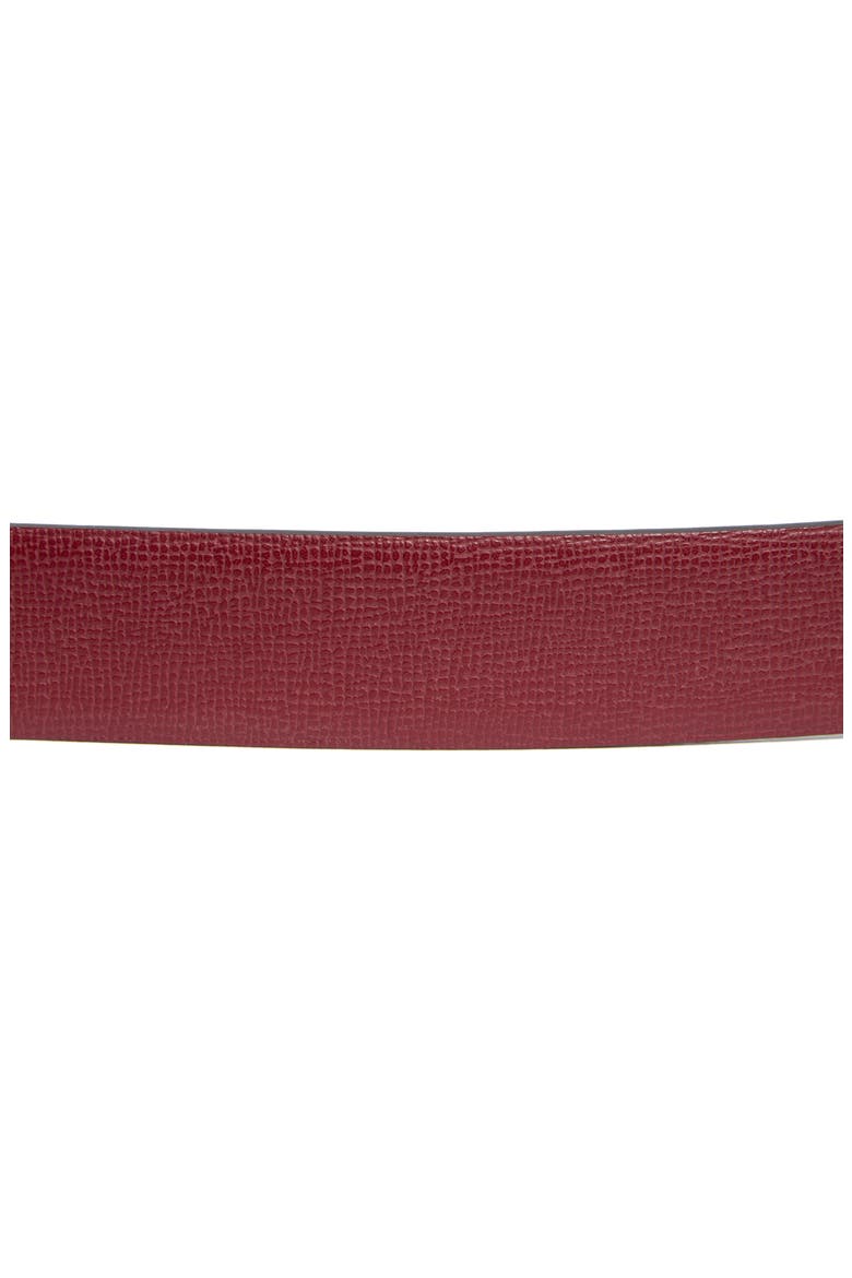 Le Pliage Heritage Leather Belt, Alternate, color, BURGUNDY