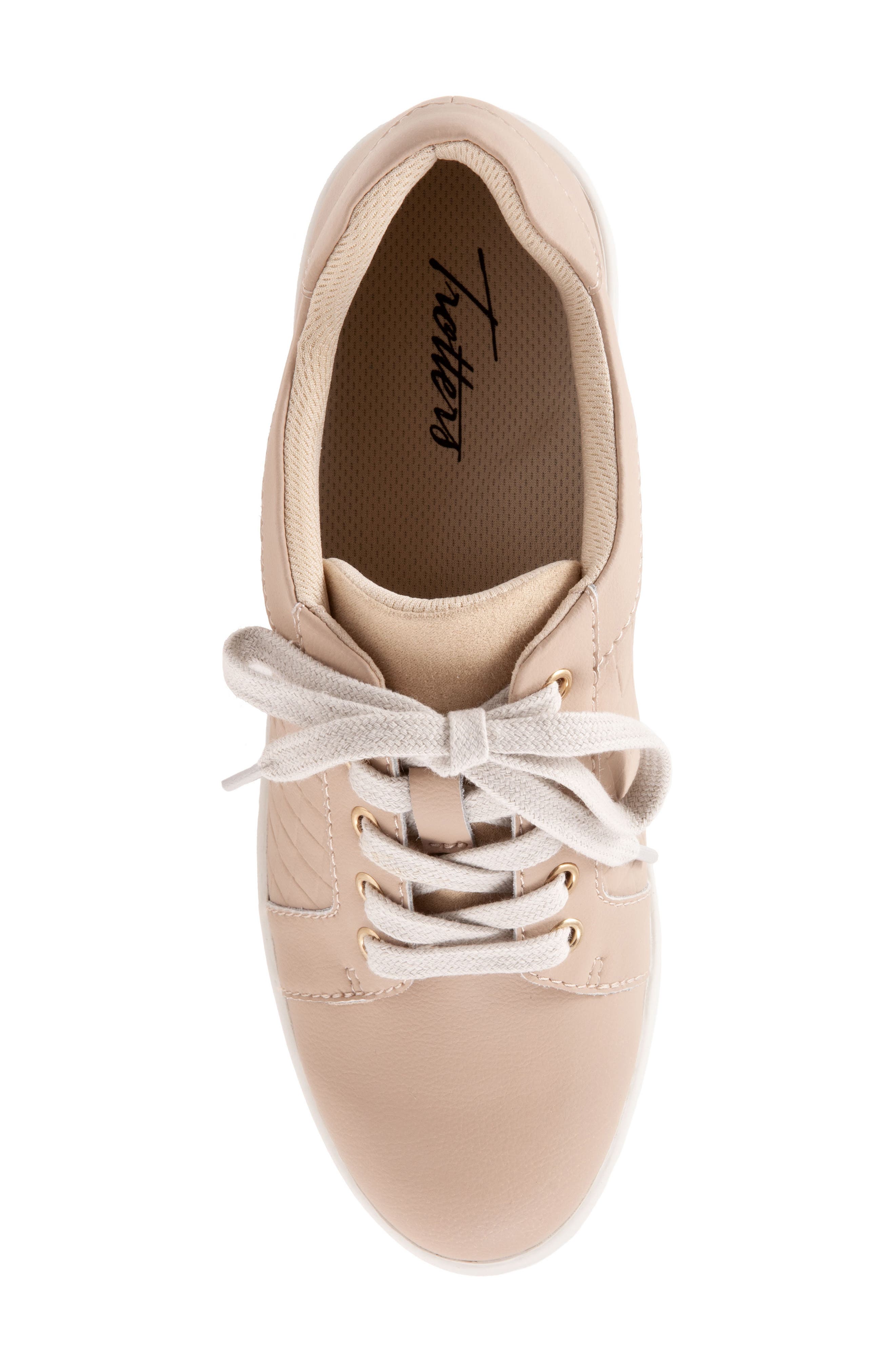 Trotters Adore Sneaker, Alternate, color, Ivory Leather