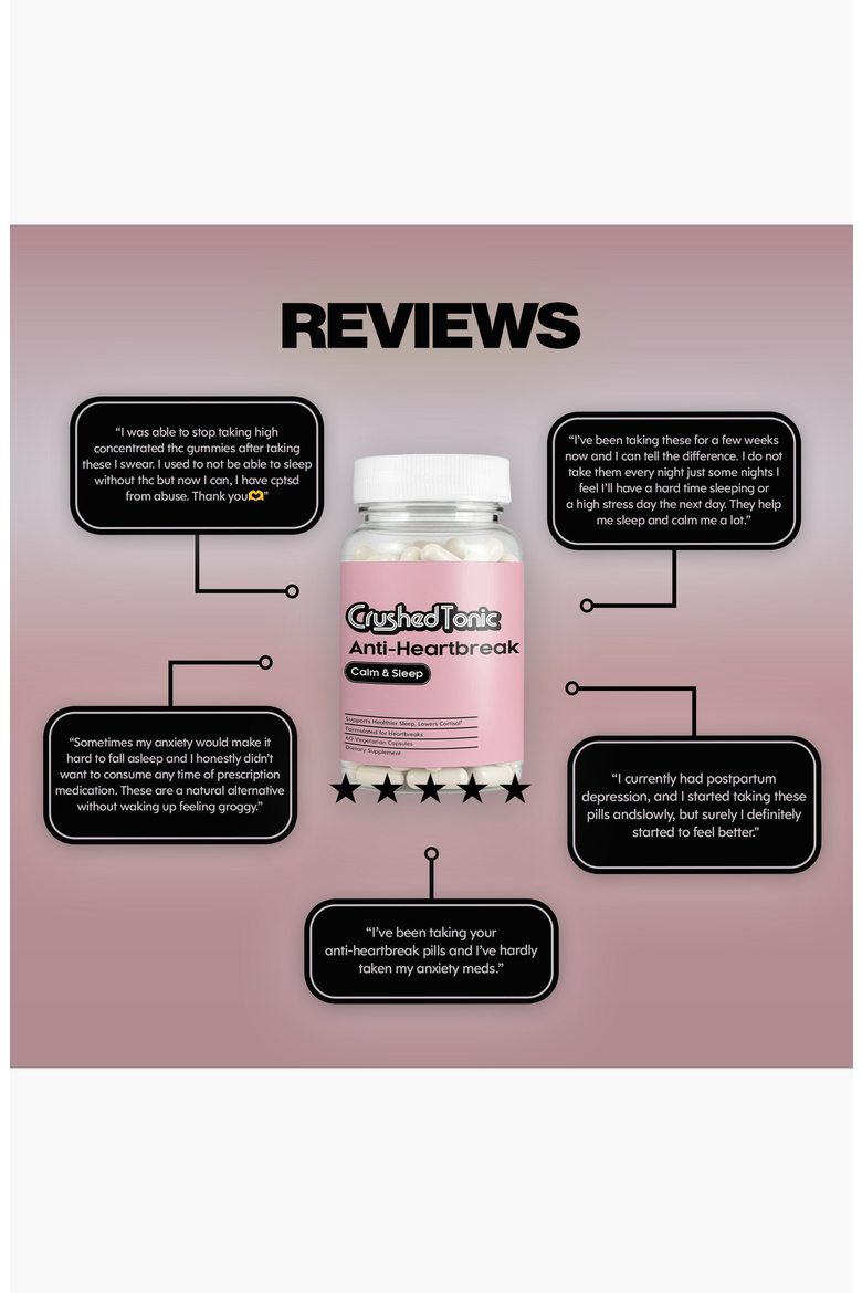 Anti-Heartbreak for Sleep & Anxiety Capsules, Alternate, color, None