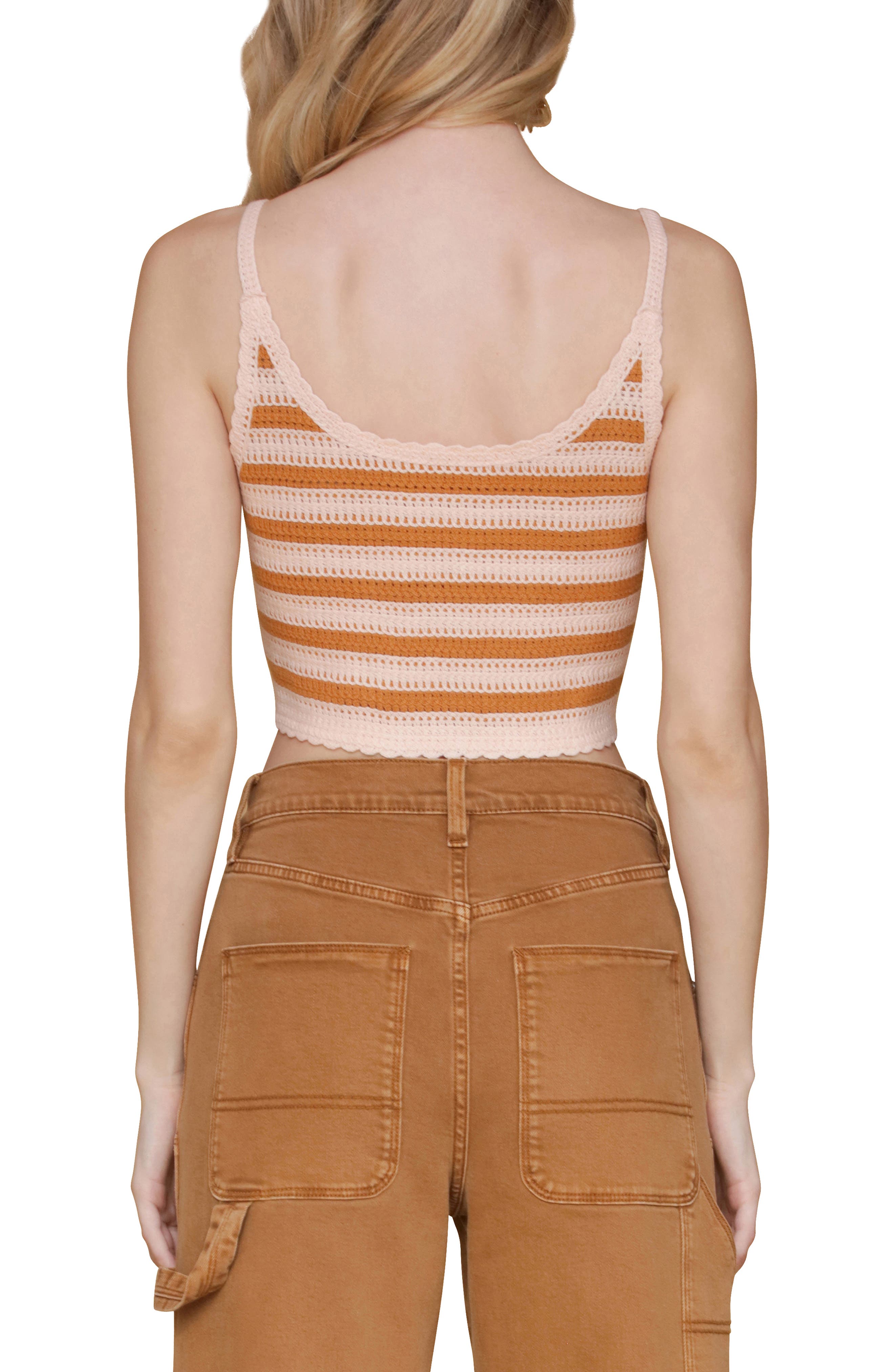 Heart Crochet Crop Tank - image 2