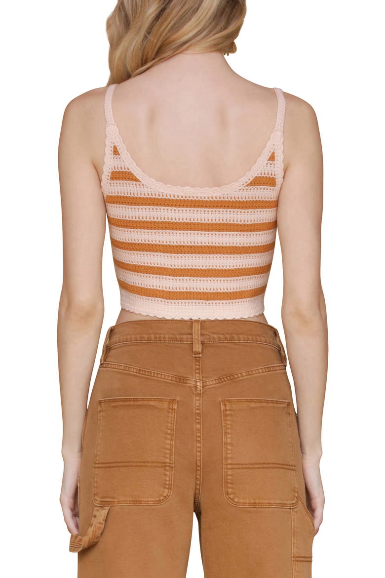 Heart Crochet Crop Tank, Alternate, color, MERENGUE