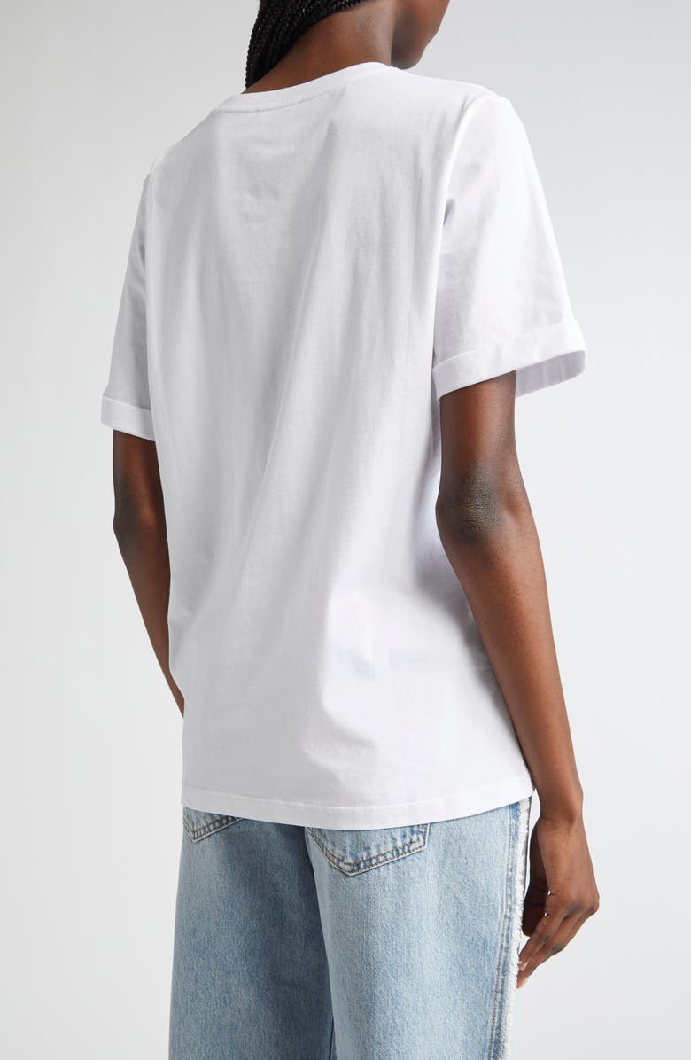 Balmain Beauty Graphic T-Shirt, Alternate, color, White/Black/Red