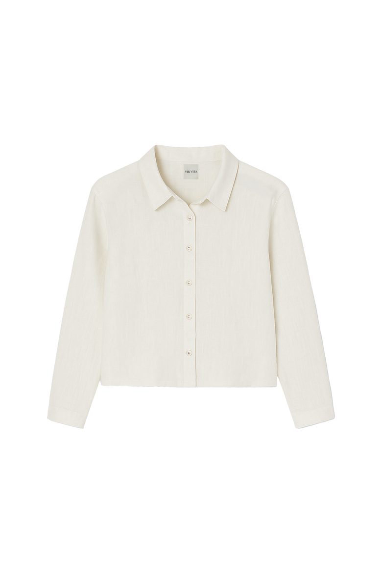 Paloma Linen Shirt, Main, color, White