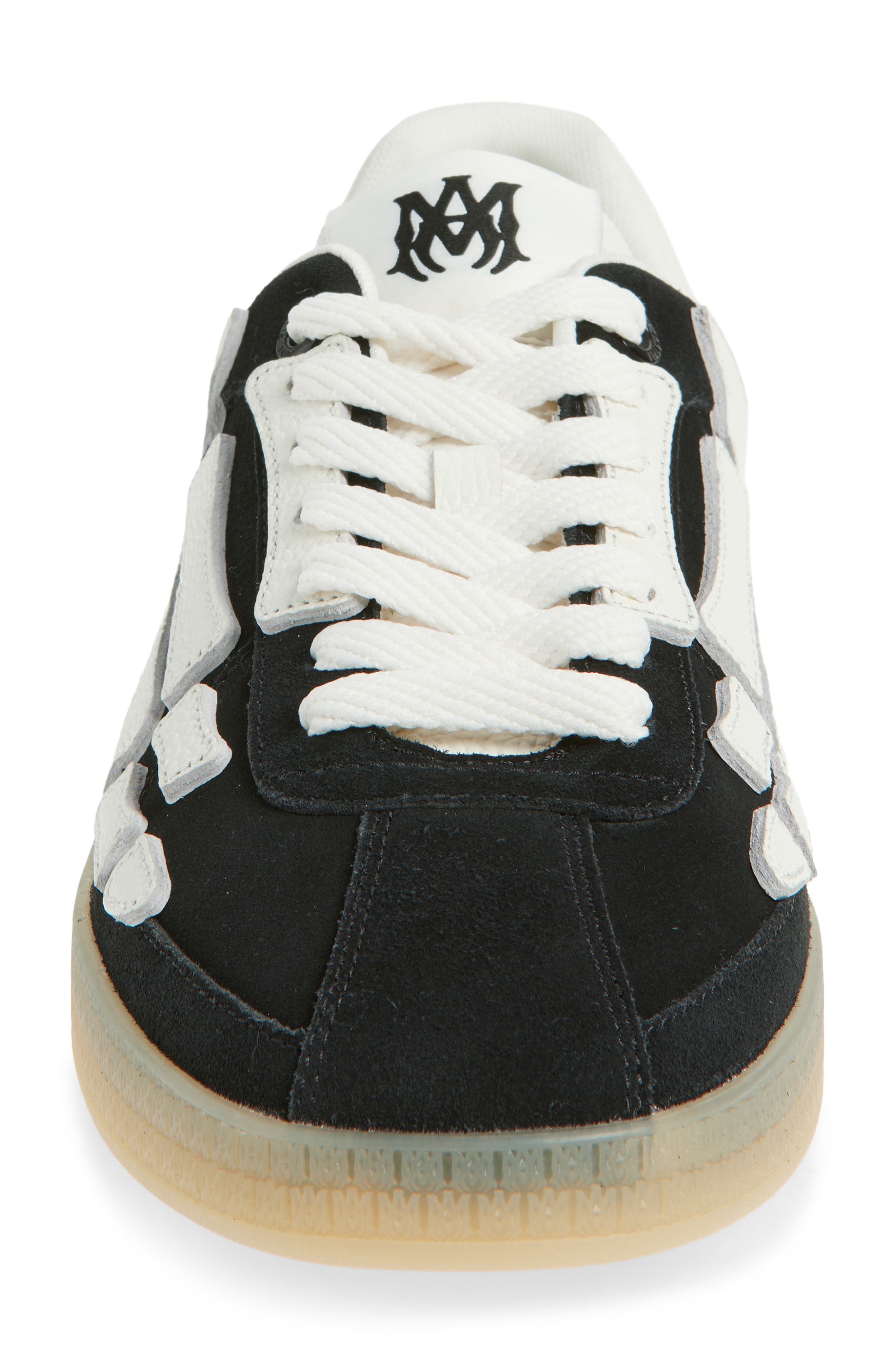 AMIRI Pacific Bones Sneaker, Alternate, color, Black