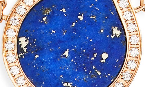Repossi Antifer Lapis Lazuli & Diamond Pendant Necklace In Gold