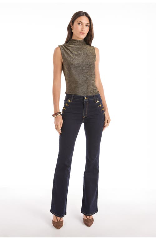 The Noli Shop Allegra Bootcut Jean In Blue