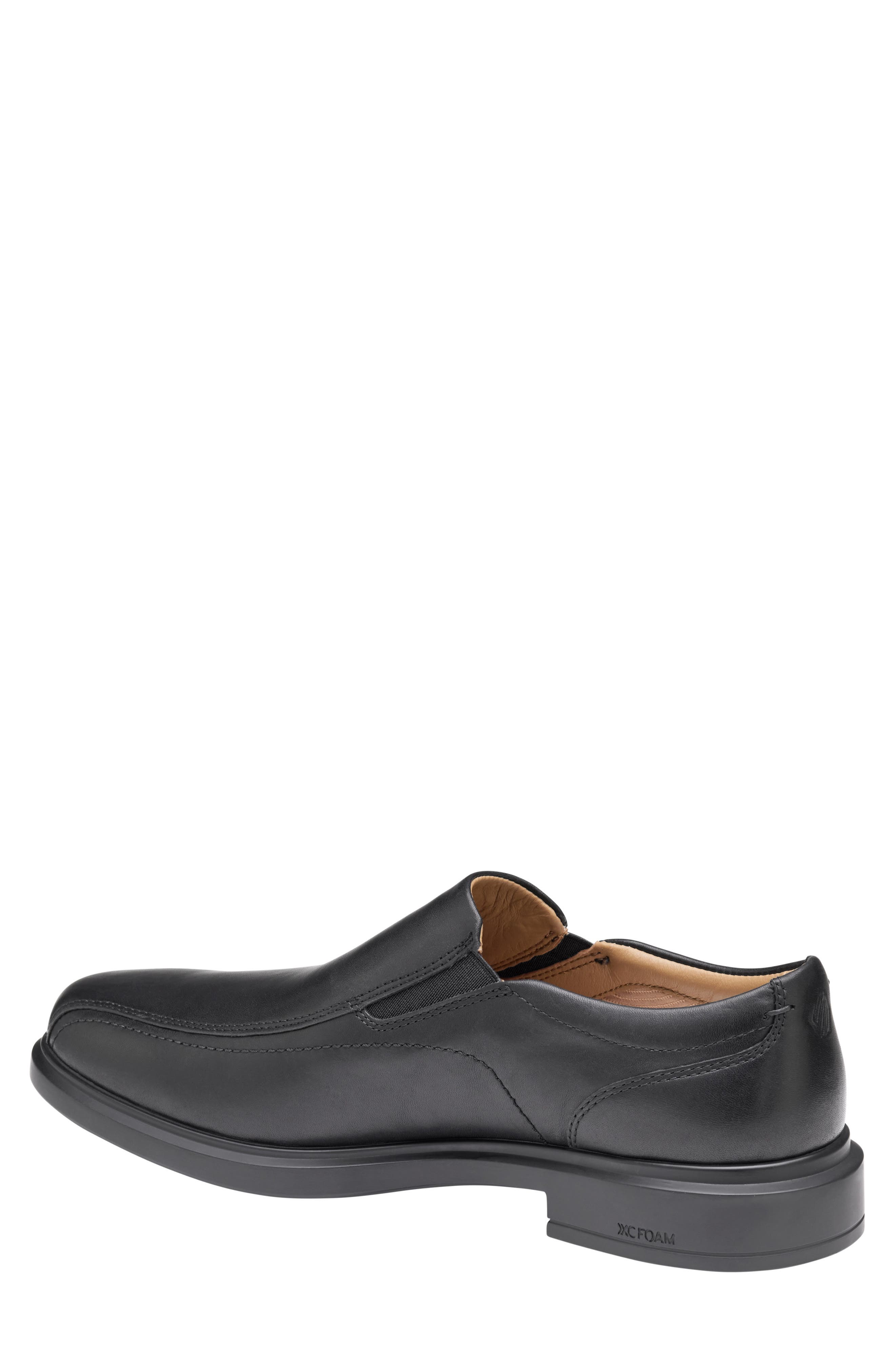 Johnston & Murphy XC4<sup>®</sup> Stanton 2.0 Runoff Venetian Loafer, Alternate, color, Black Waterproof Full Grain