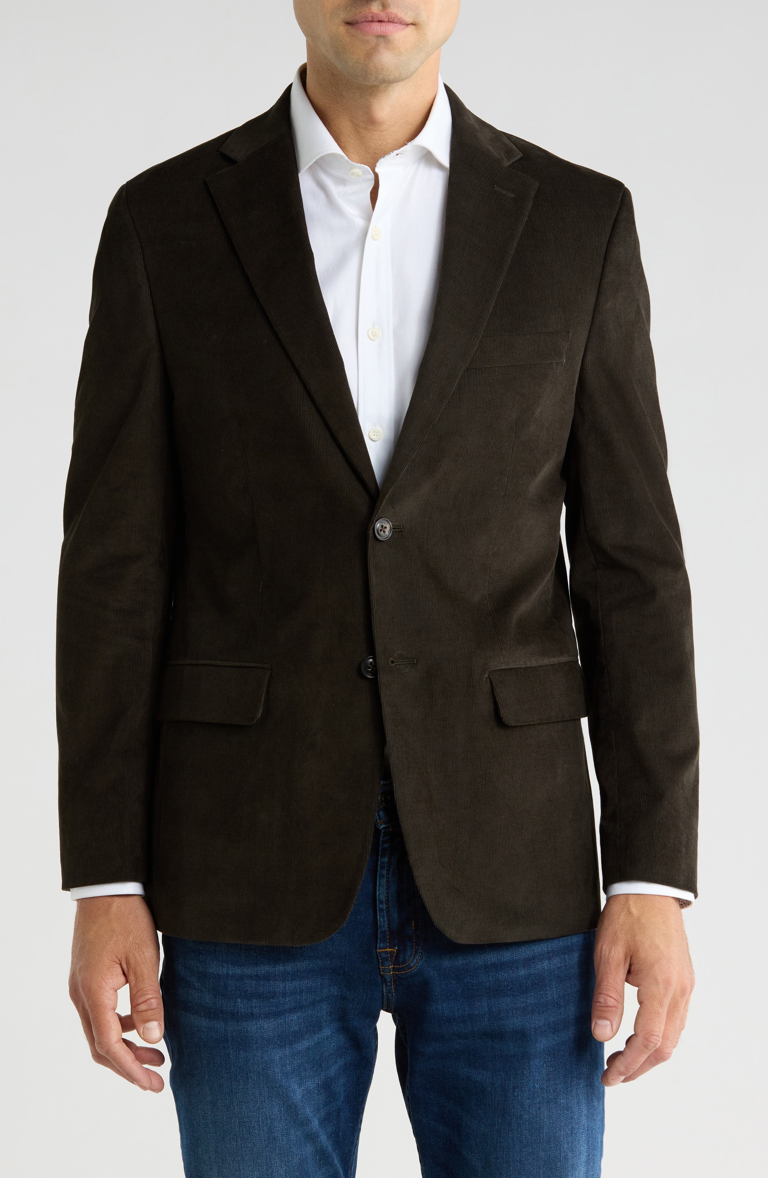 Tommy Hilfiger Two-Button Corduroy Sport Coat