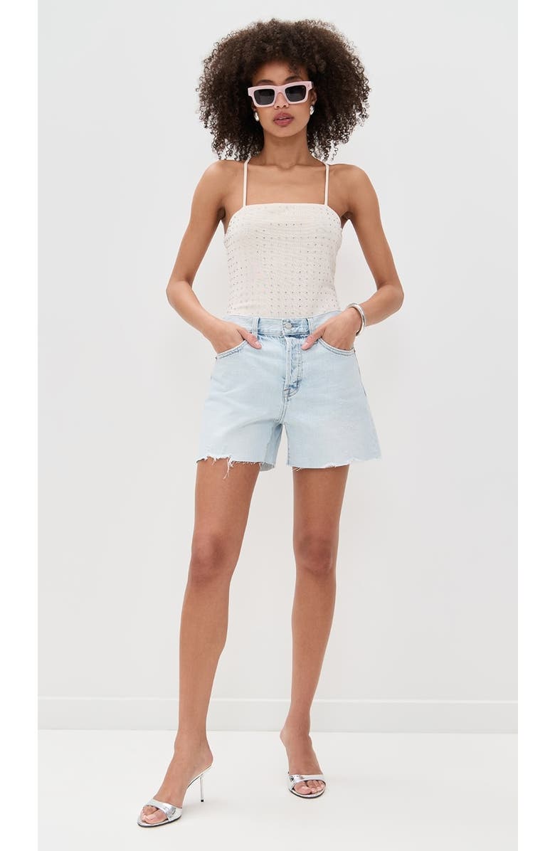 Dur Doux Madison T-Strap Bodysuit, Alternate, color, Cream