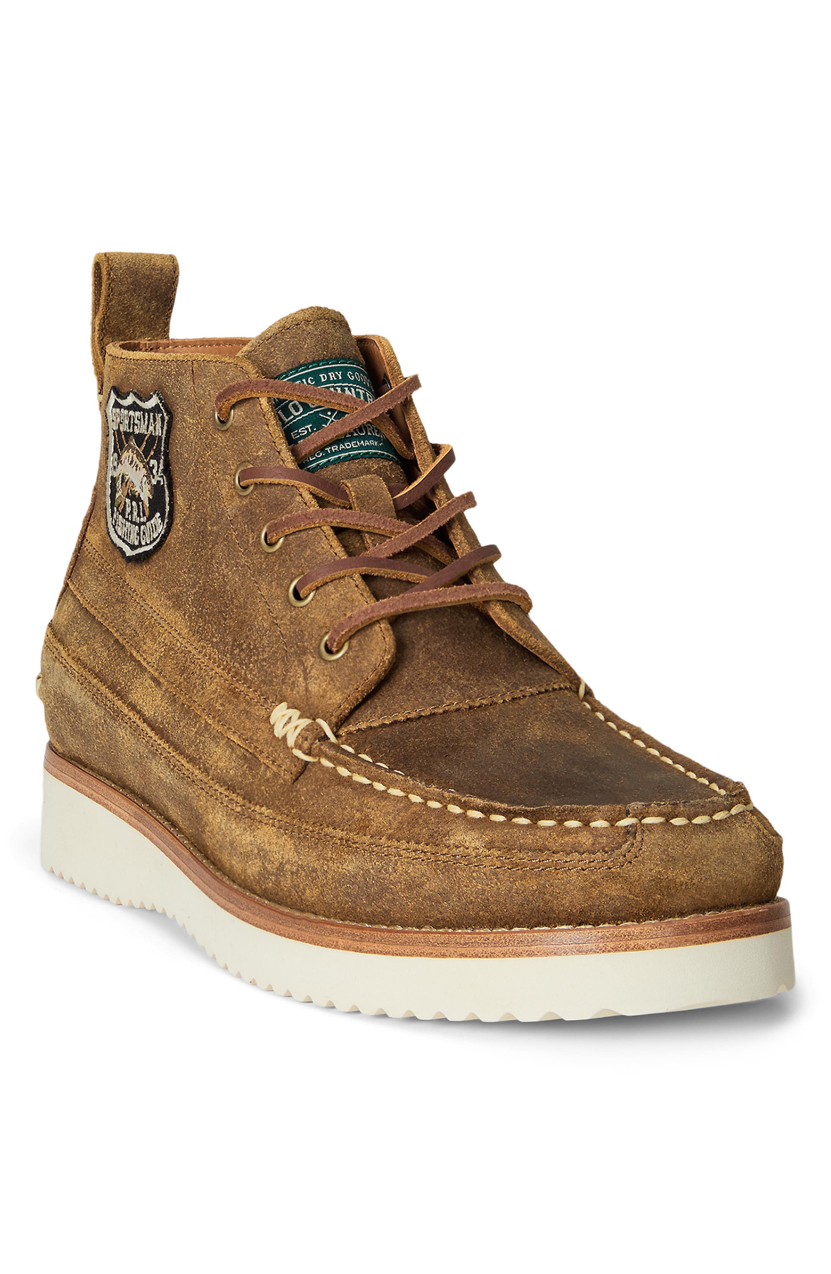 Polo Ralph Lauren Ranger Work Boot, Alternate, color, Desert Tan