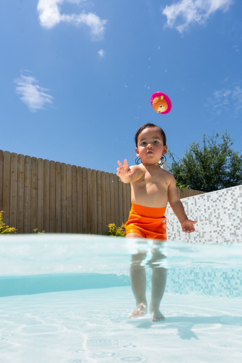 Happy Nappy™ Reusable Swim Diaper, Alternate, color, Neon Orange
